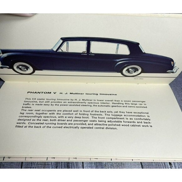 1960 ROLLS ROYCE & BENTLEY DLX DOUBLE COLOR BROCHURE 36-pgs CUSTOM COACHWORK - Picture 11 of 16